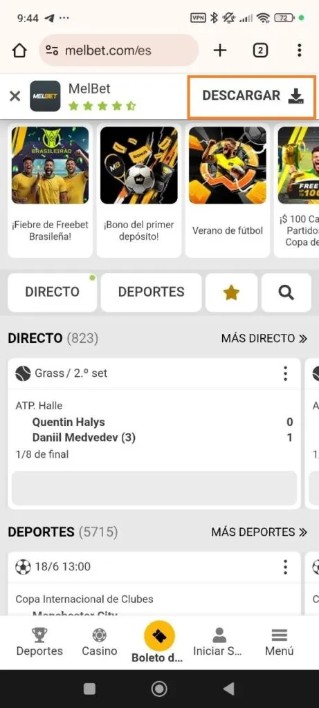 casa de apuestas Melbet